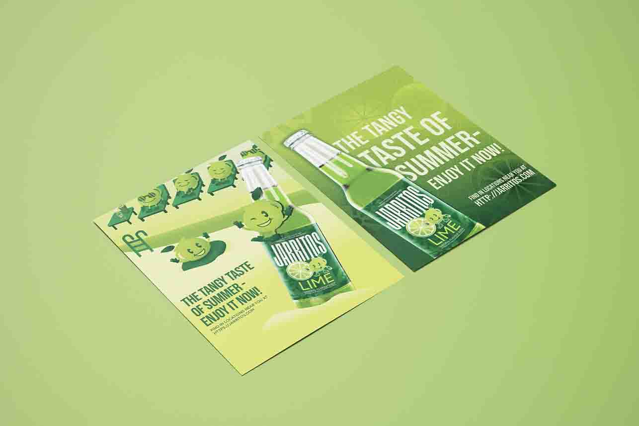 Jarritos rebrand project mockup